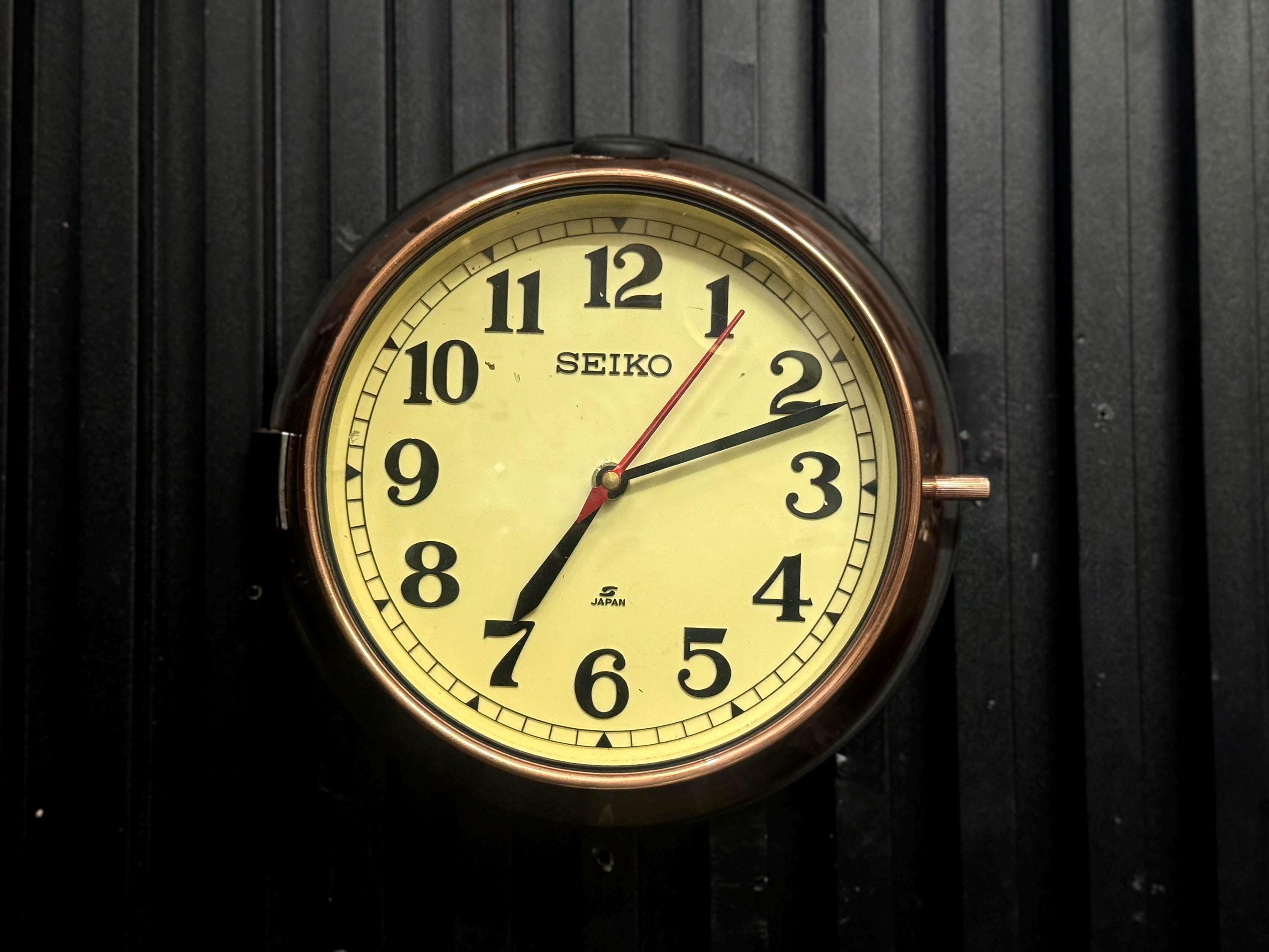 Seiko vintage wall clock - Etsy 日本