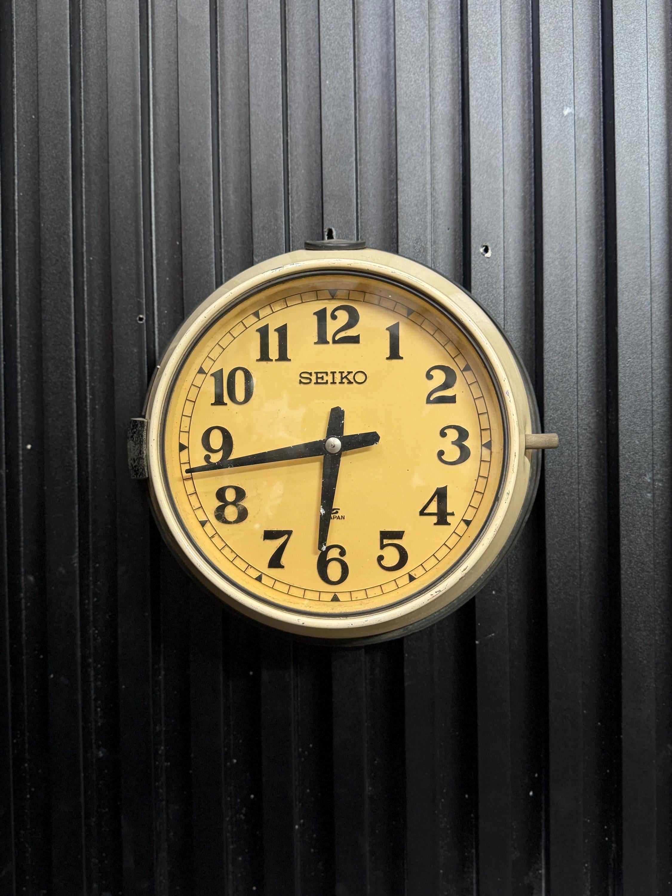 Wall clock vintage seiko - Etsy 日本