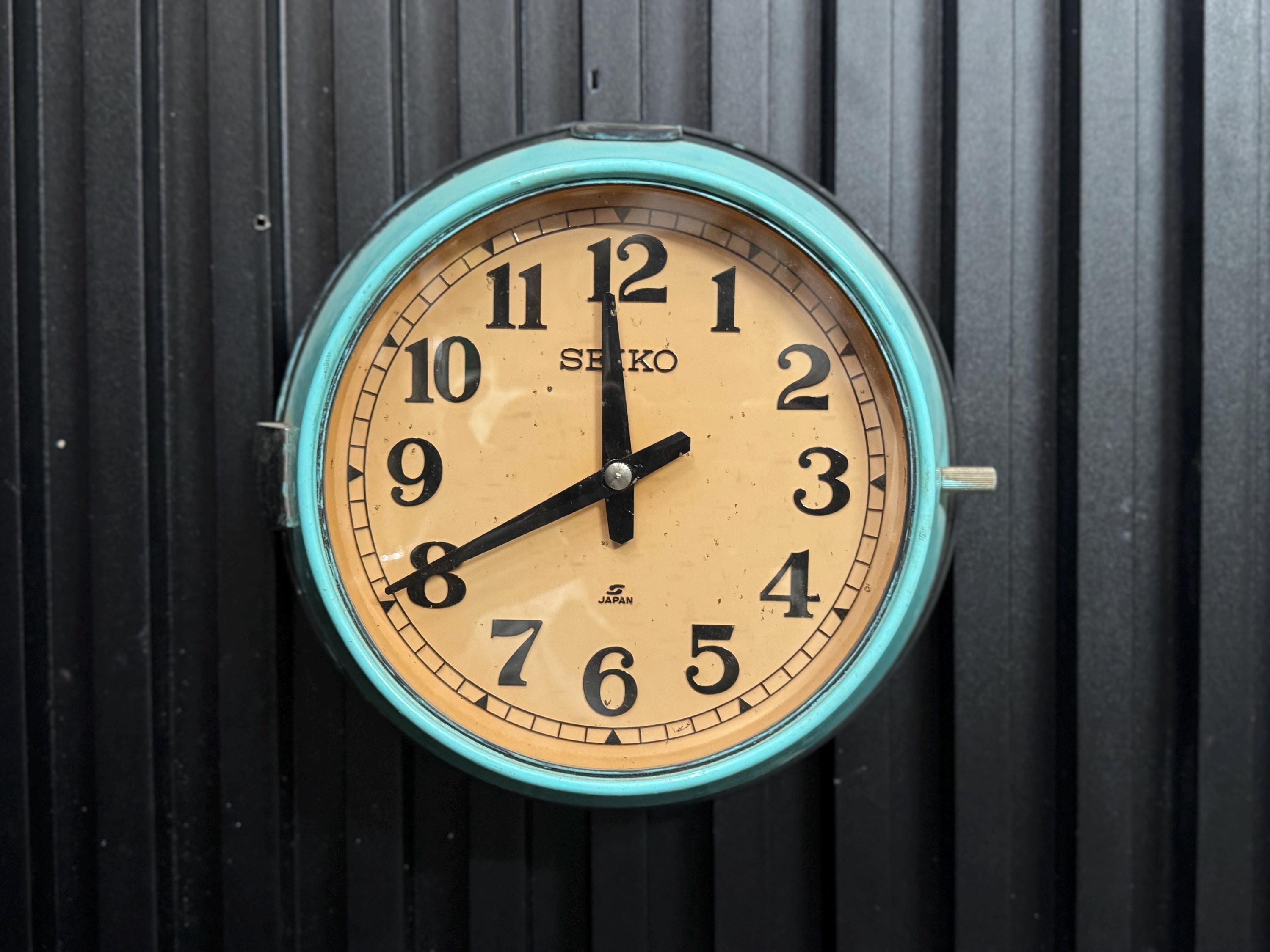 Seiko vintage wall clock - Etsy 日本