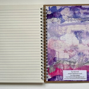 OOAK Journal/notebook With Hand Painted & Decoupaged Covers - Etsy