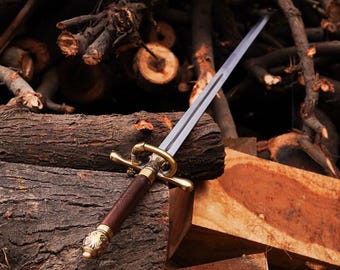 Arya Stark Needle Sword - Stainless Steel Game Inspired Replica. Perfect for Cosplay, Christmas & Gifting. High Quality Collector Piece!