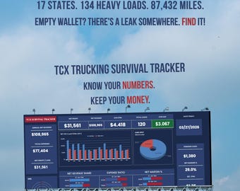 Easy All-in-One Trucking Load and Expense Tracker for Owner Operators