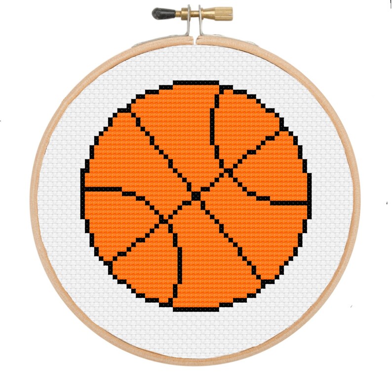 Basketball Cross Stitch Pattern Instant Digital PDF Etsy Basketball cross stitch pattern daily cross stitch