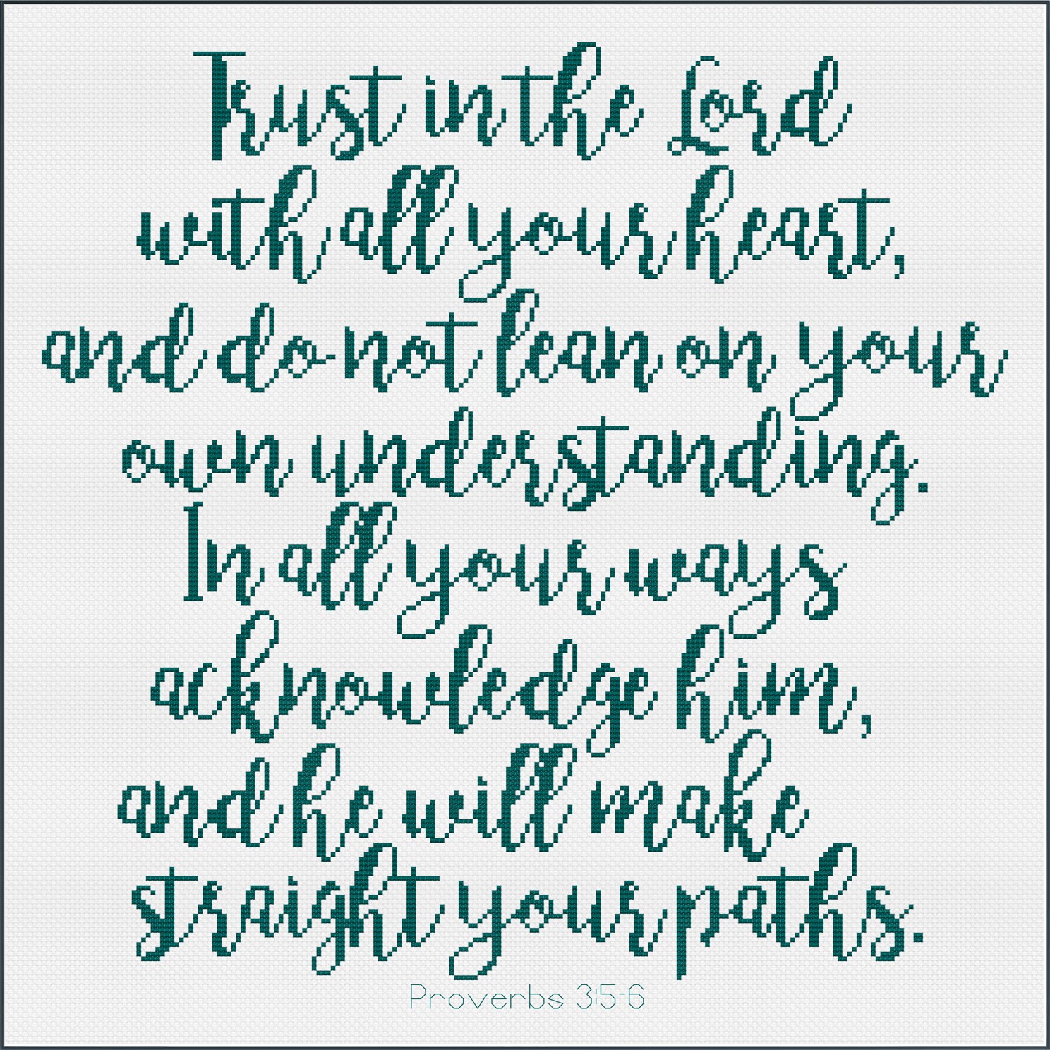 Mouse Pad Round Knseva Inspirational Quote Trust In The Lord With All  Thine... Trust In The Lord With All Your Heart, image size:1488x1488