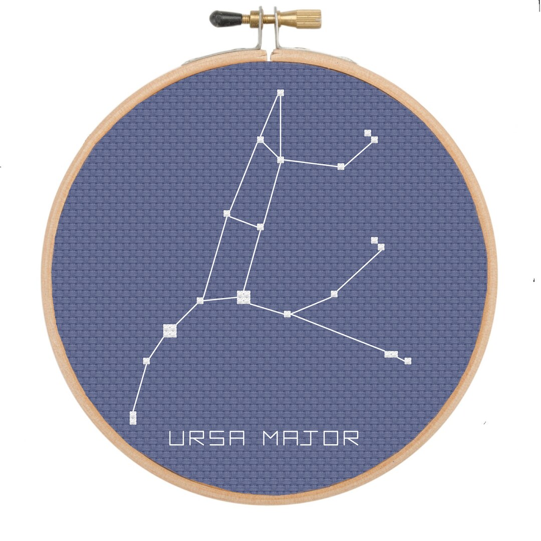 Big Dipper Pattern Ursa Major Big Dipper Constellation Cross Stitch Pattern -- Instant ...