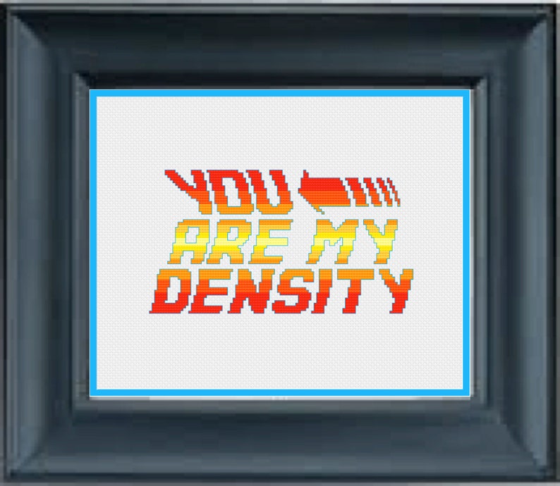 Back to the Future inspired You Are My Density Etsy