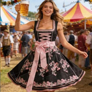 beer festival dress Bavarian Beer Maid Fancy Dress Costume German Festival Girl – XS-Stock.co.uk