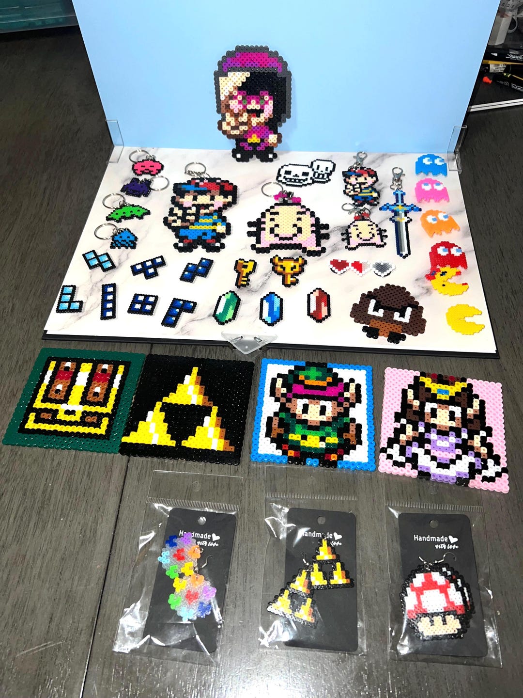 Pixel Handmade Things Choose Your Character | Custom Gamer Jewelry/keychain/magnet ...