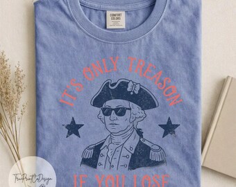 Camiseta gráfica de George Washington para el 4 de julio, camiseta del Día de la Independencia