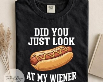 Funny Hotdog Wiener Comfort Colors Shirt, BBQ Food Humor Tee