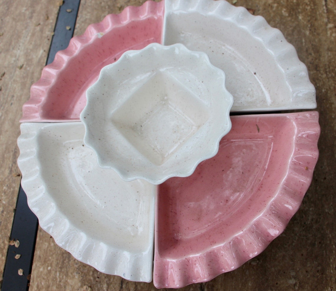 Vintage Lazy Susan Server/MidCentury Lazy Susan Etsy