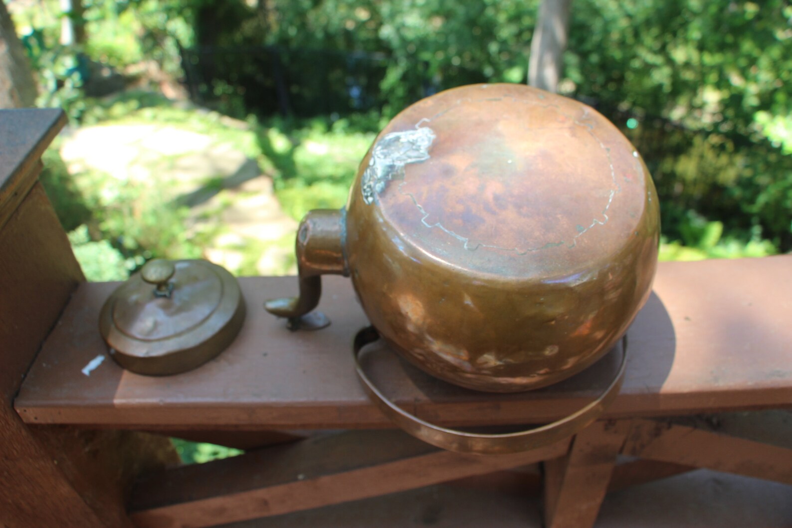 Vintage Copper Tea Kettle Etsy