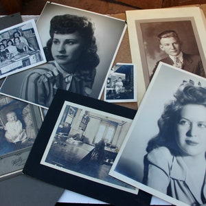 Lot of vintage photos