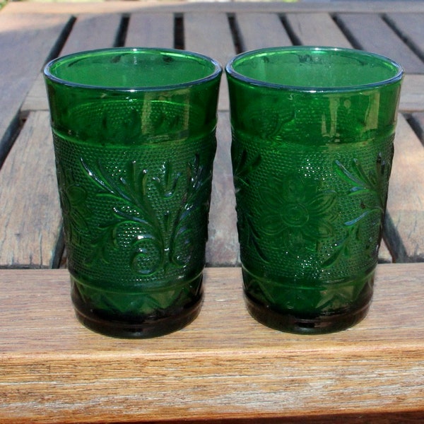 Green Juice Glasses Etsy