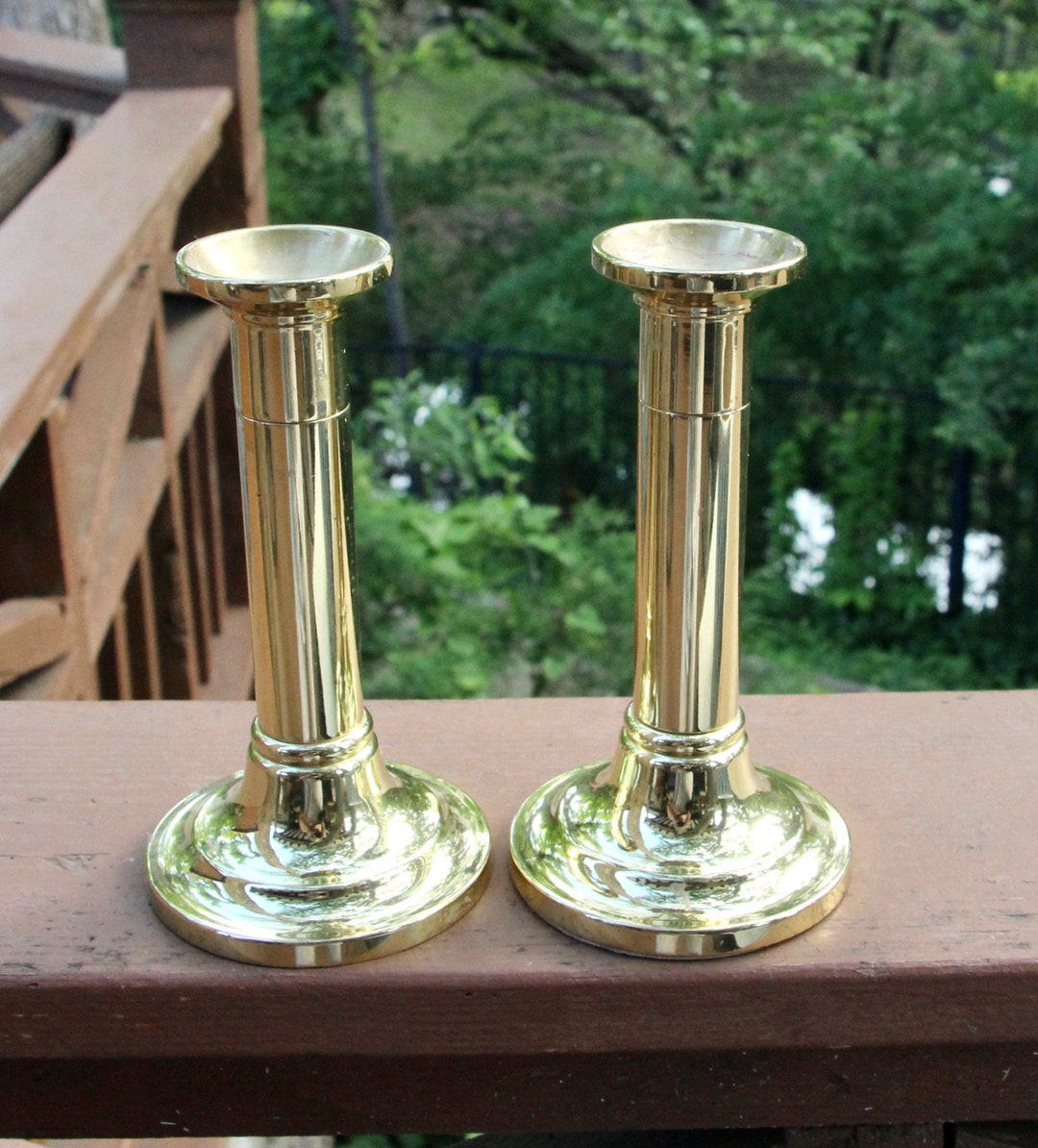 Pair of Baldwin Brass Candlesticks Etsy