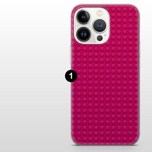 Building Block Toy Brick Phone Case, Elegant Print image 2