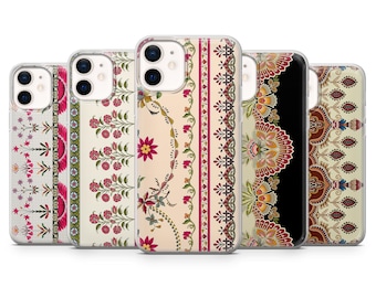Paisley Lace Boho Phone Case, Elegant Print