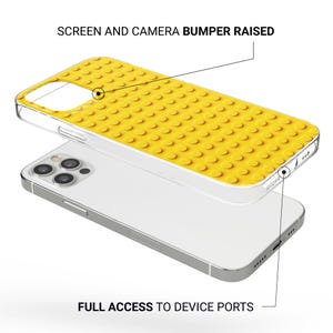 Building Block Toy Brick Phone Case, Elegant Print image 8