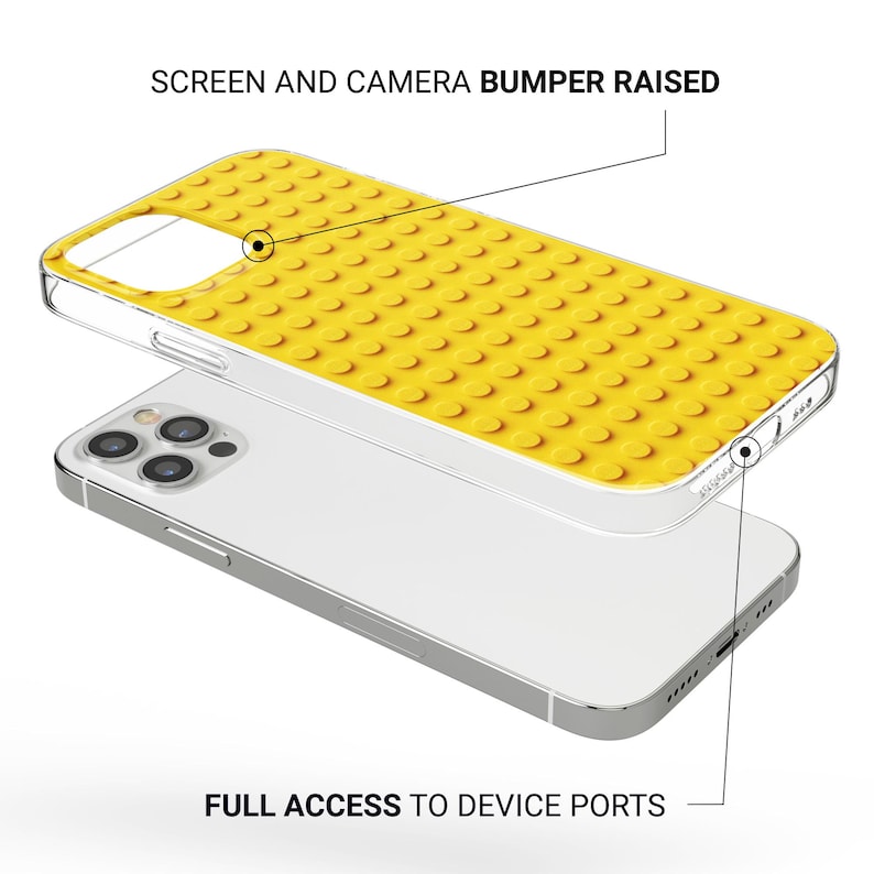 Building Block Toy Brick Phone Case, Elegant Print image 8