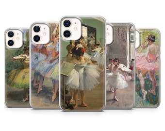 Ballet Dance Class Painting Phone Case, Elegant Print