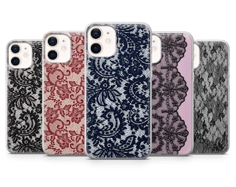Funda para teléfono Lace Coquette Romantic, elegante estampado
