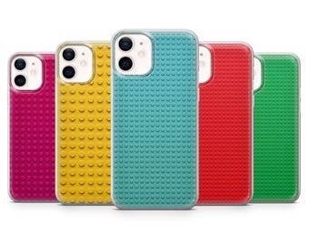 Building Block Toy Brick Phone Case, Elegant Print