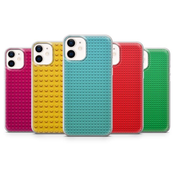 Building Block Toy Brick Phone Case, Elegant Print