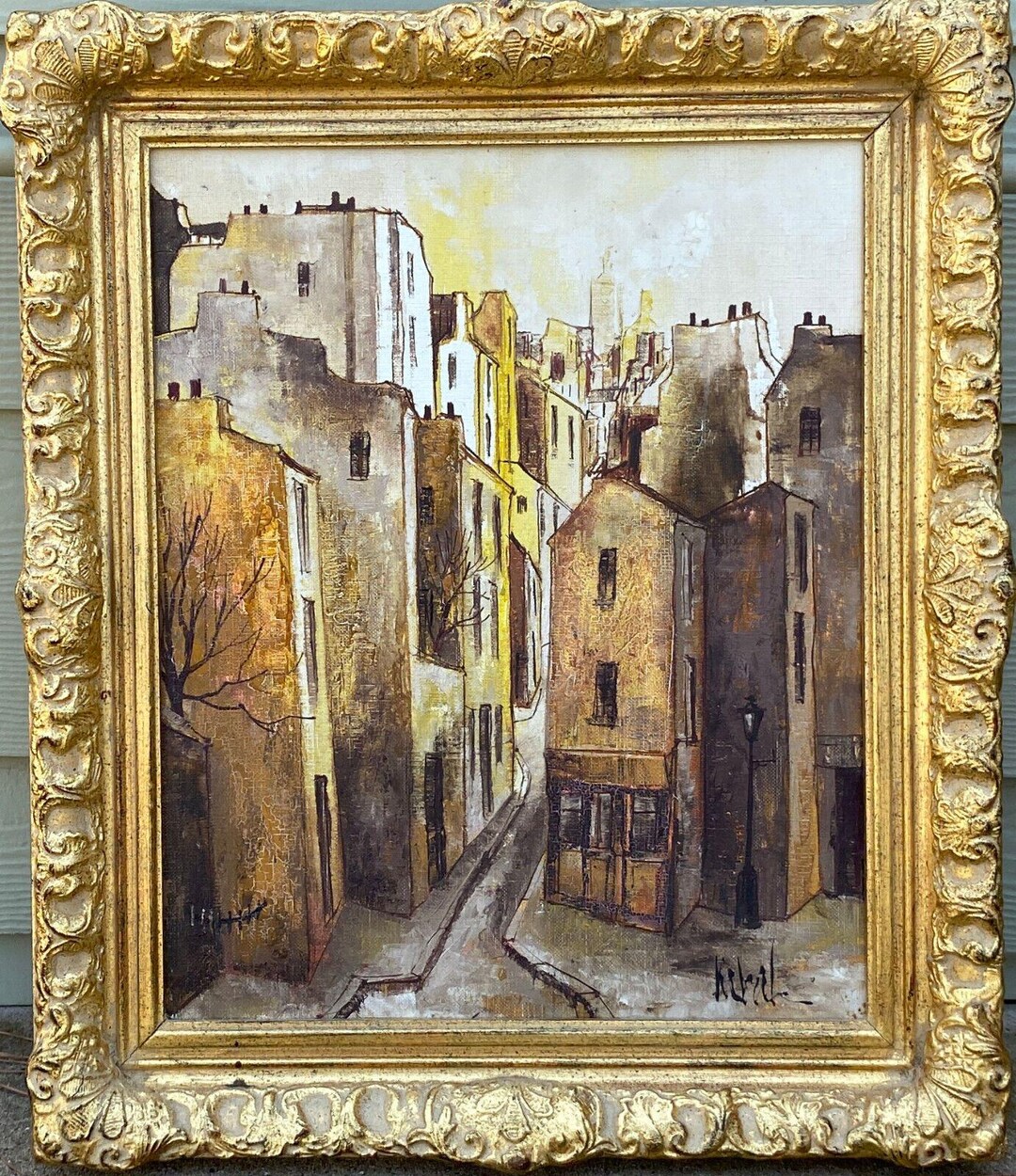 Robert Ricart Mid-century Original Oil Painting,17