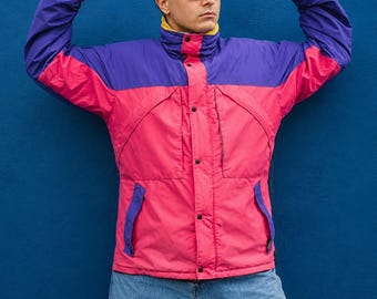 Oliver tree inspired retro puffer jacket | 90s festival fashion winter coat