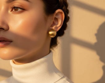Gold Hoop Earrings, Statement Earrings, Minimalist Jewelry,  Silver Earring, Gifts For Teens, Women,  Anniversary, Best Friend, Birtday Gift
