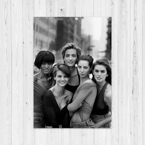 Foto di belle arti di moda / Stampa di Peter Lindbergh Vogue / Stampa con o senza cornice / HistoricPix