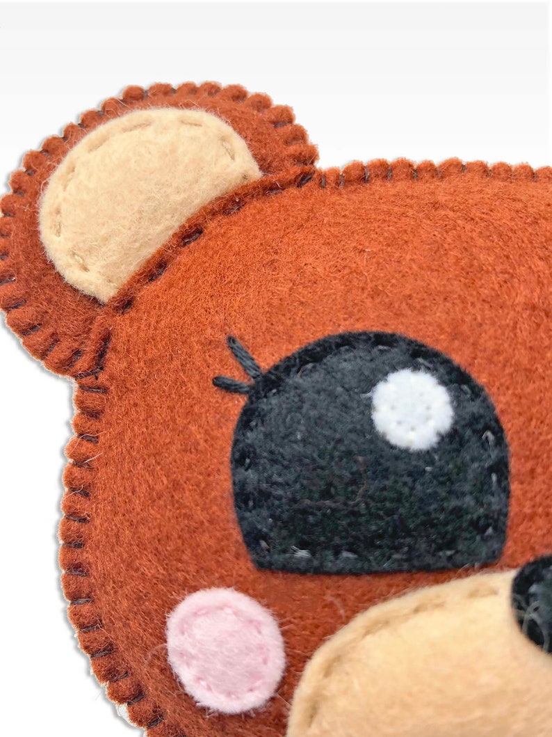 Softie Sewing Pattern Bear Sewing pattern Bear Plush pattern Felt sewing pattern PDF Pattern Bear Softie Pattern Woodland Animal