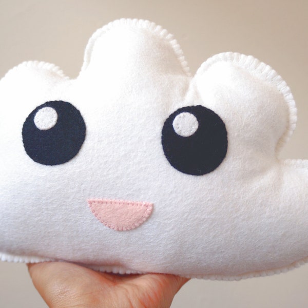 White Cloud Pillow - Soft Toy - Kawaii Cloud