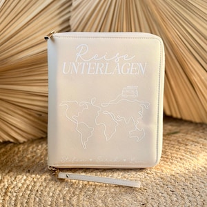 Dokumentenmappe, Reiseunterlagen Mappe, Geschenk für Familie, Familien Organizer, Geburt Geschenk, Reiseunterlagen Mappe, Reiseetui