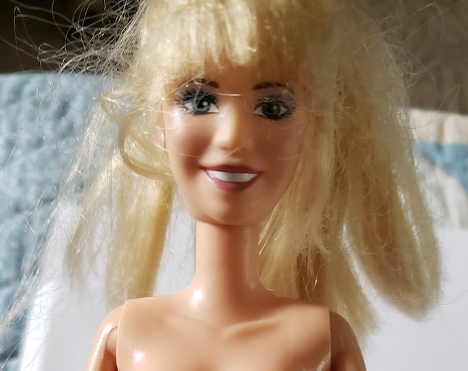 Hannah Montana Disney Barbie Doll, OOAK Doll, Blonde Barbie Doll, Disney Doll, Slight