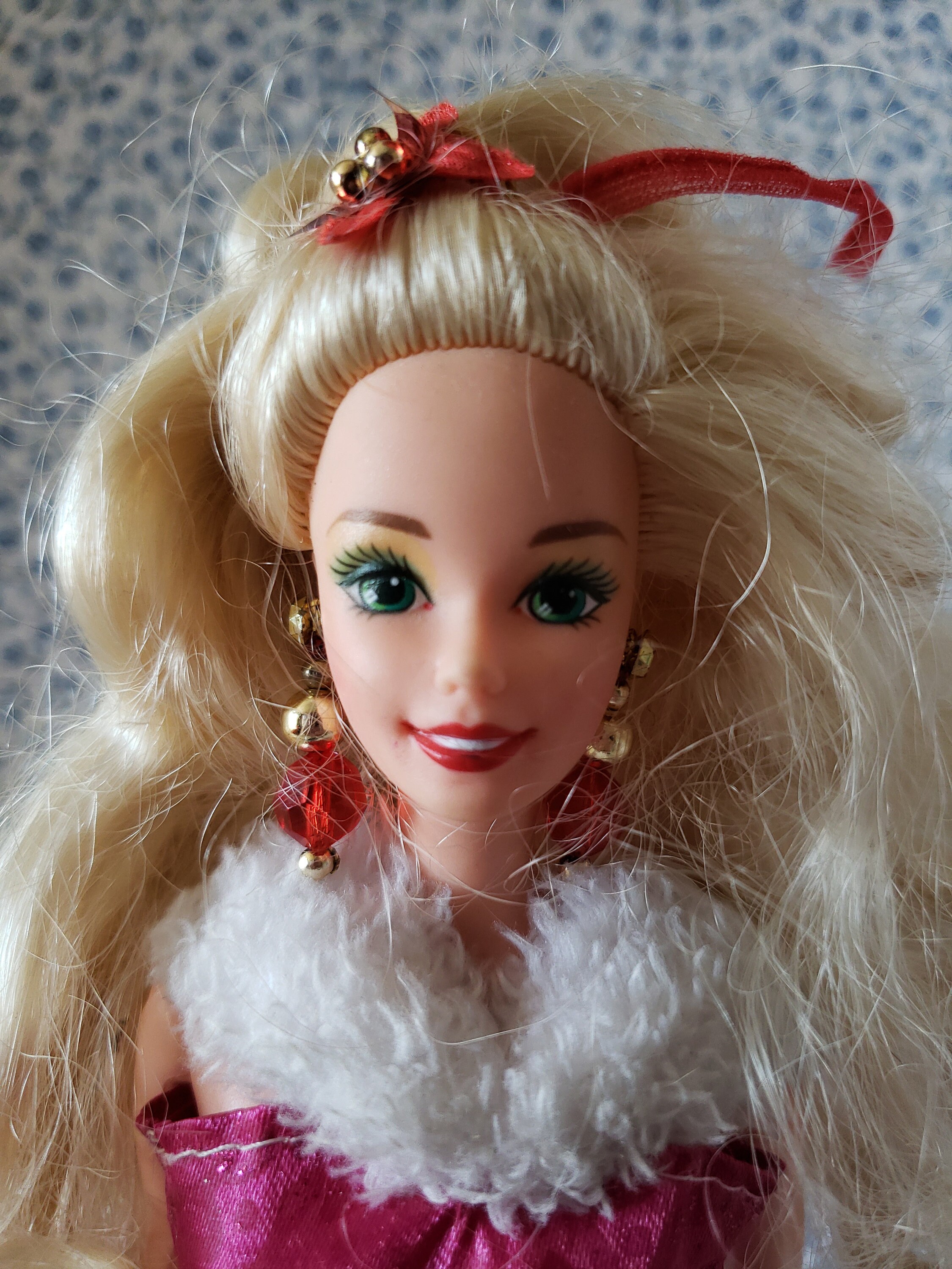 1993 holiday barbie TNT vintage blonde Barbie collector | Etsy