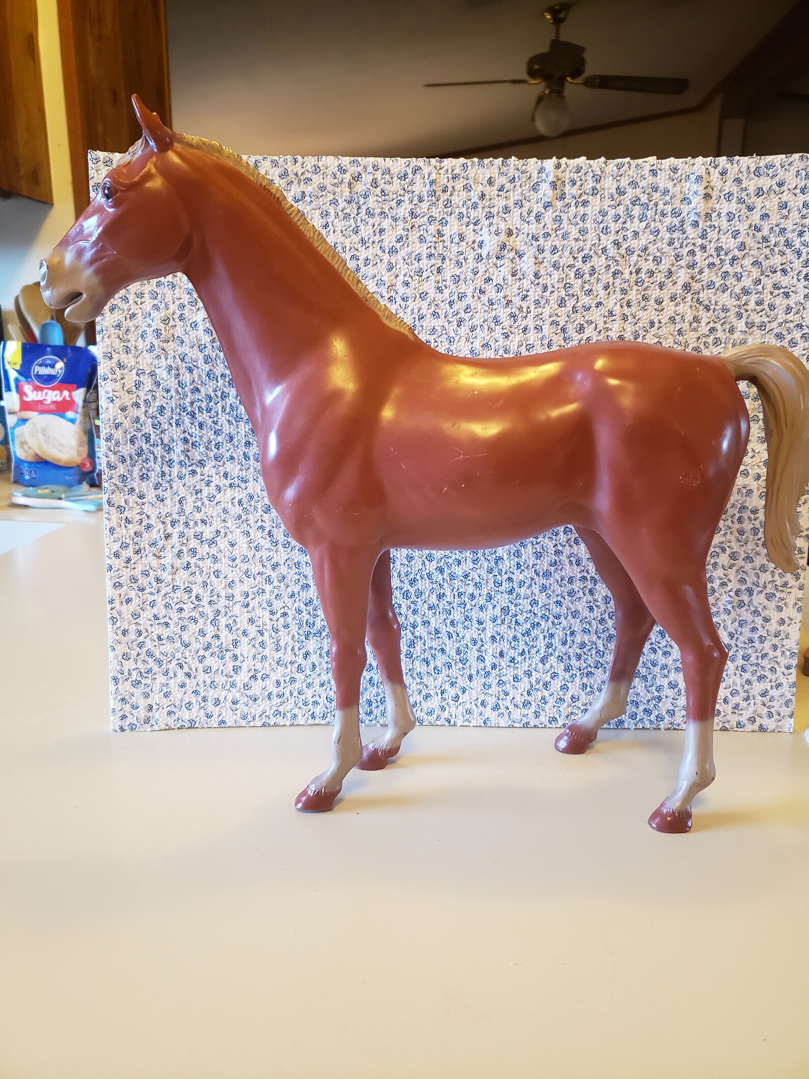 Vintage Louis Marx toy horse with wheels Johnny West toy Etsy