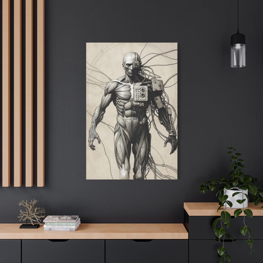 Awaker Canvas | Cyborg Hybrid Anatomy - Etsy