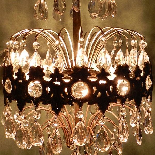 Hollywood Regency Chandelier (SOLD)