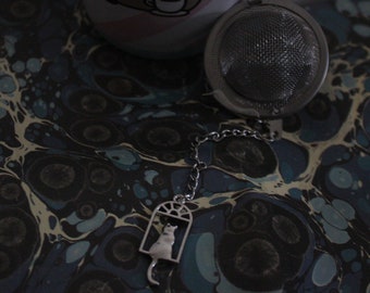 cat tea ball loose leaf infuser strainer