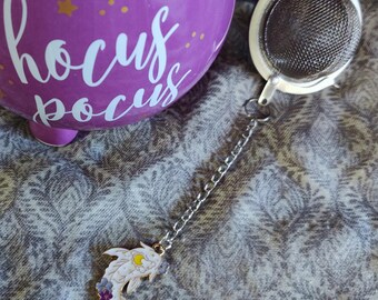 moon koi carp tea ball loose leaf infuser strainer, for the goth who also loves tea.