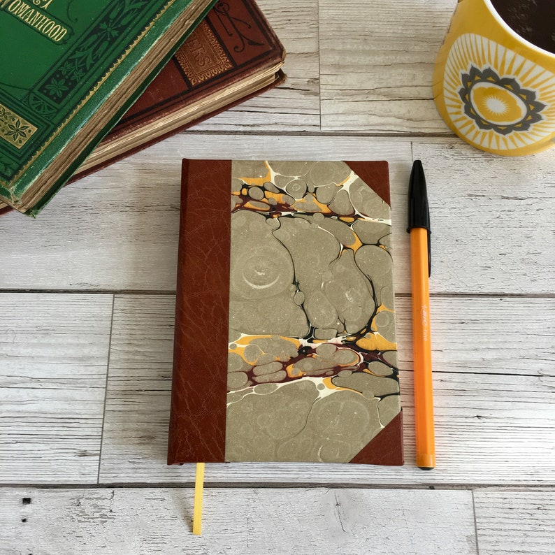 Personalised Marble Notebook Personalised A6 Notebook Etsy