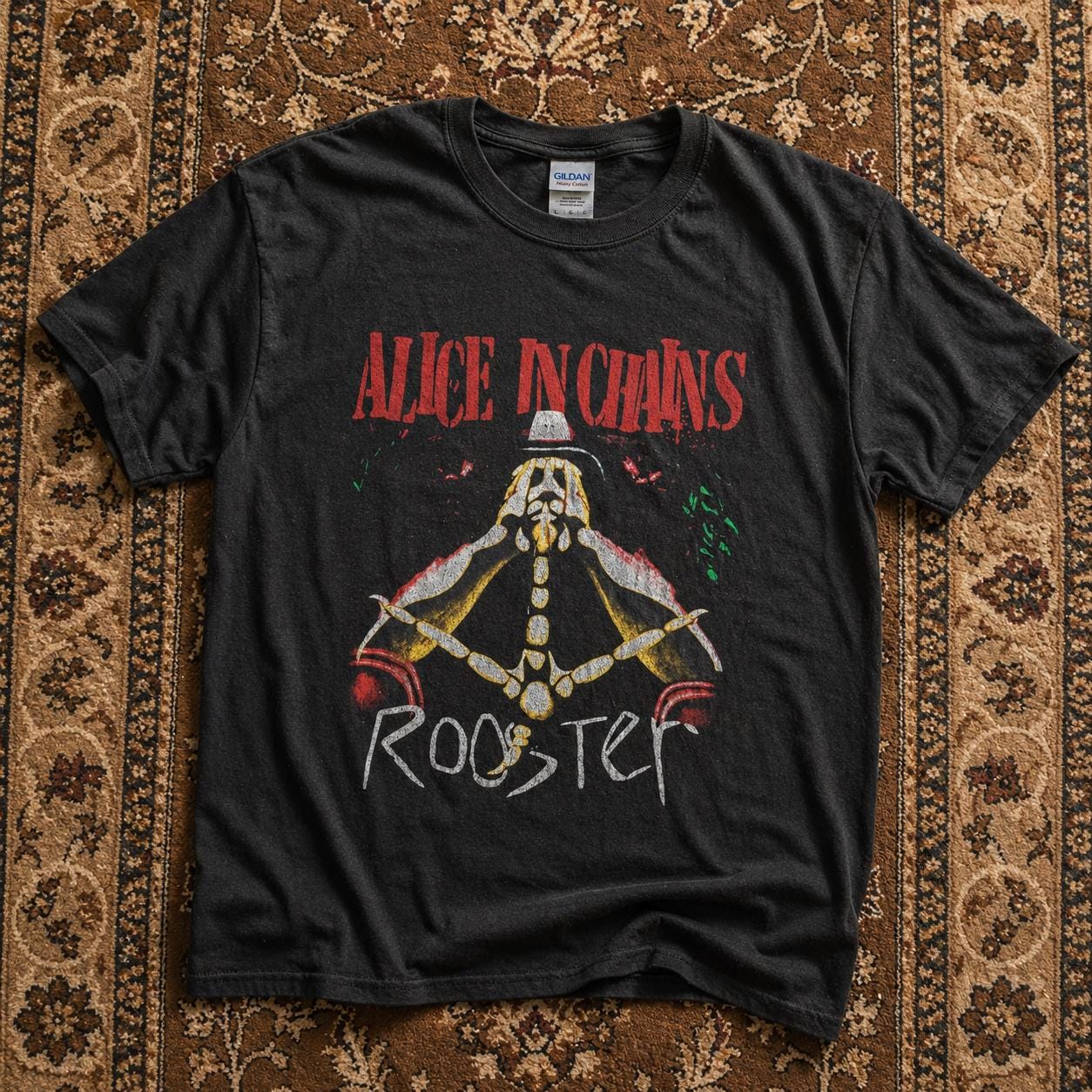 Alice in Chains Rooster Tshirt - Etsy