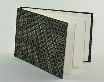LEPORELLO - 16,5x 11,5 cm Querformat, Cover CHIYOGAMI "Sternblumen"