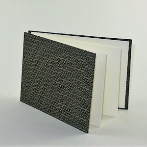 LEPORELLO Photo-Fanfold, format horizontal, couverture CHIYOGAMI « Sternblumen »
