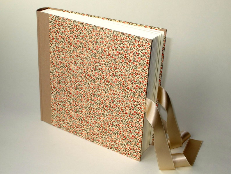 Fotoalbum, Hochzeitsalbum beige, Gästebuch immagine 1