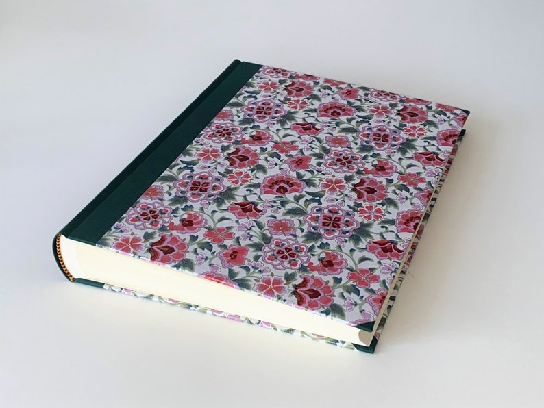 Fotoalbum 24x30,5 cm Einband CHIYOGAMI Dekor Blütenzauber rosa Bild 2