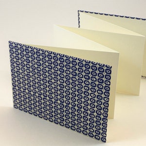 LEPORELLO Photo-Fanfold, Horizontal Format, cover Italian Paper CARTA VARESE
