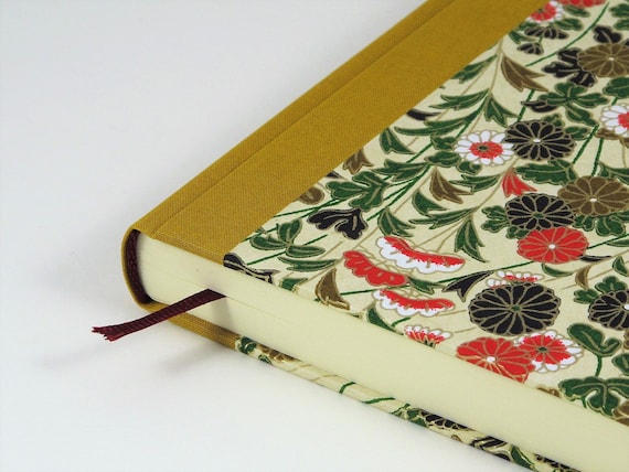 Notebook / Diary CHIYOGAMI 15x21cm (6"x8") 288 p. design "Hay Flowers"