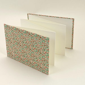 LEPORELLO Photo-Fanfold, Horizontal Format, CARTA VARESE  design *Blumenwiese orange*